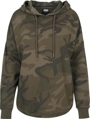 Immagine prodotto di Urban Classics Donna - Felpa con cappuccio oversize oliv camo - S