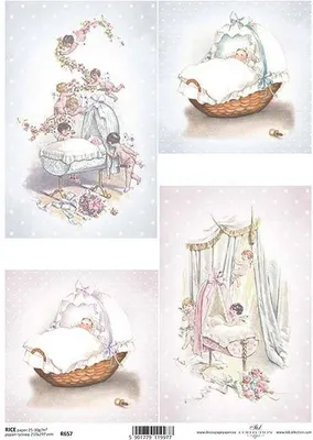 Immagine prodotto di ITD carta di riso per decoupage, bambini R0657