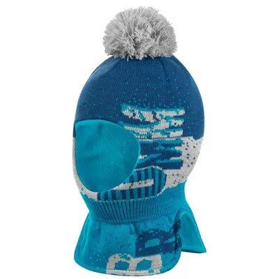 Produktbild von Winter Mütze Schlupfmütze Jungen Warme Wintermütze Gr. 44/48, Jeansblau