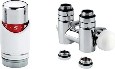 Produktbild von XIMAX Design Mittenanschlussgarnitur für Mischbetrieb, in Weiss "15 mm Kupferrohr", 070440