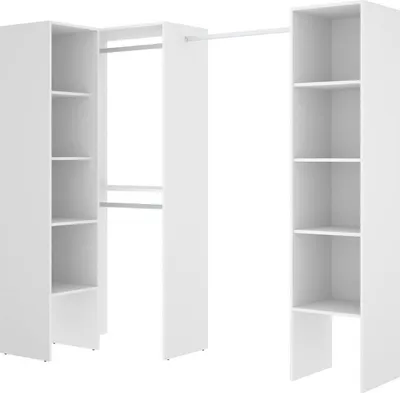 Image de Alexois - Armoire Grande, 226x186h cm Blanc, 8 Étagères