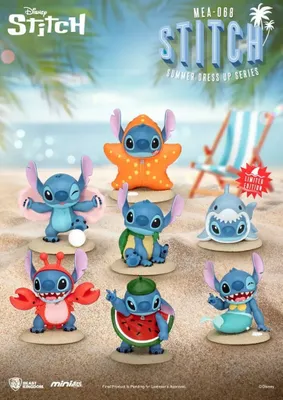 Image de Lilo & Stitch Mini Egg Attack Figuren Stitch summer dress up Series 8 cm Sortiment (6)
