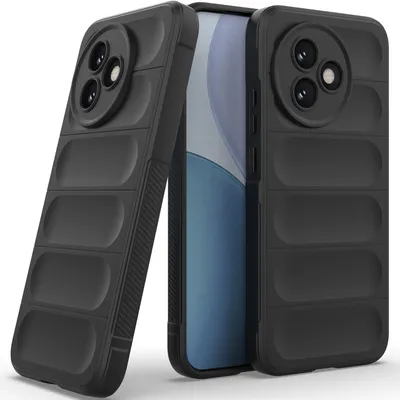 Immagine prodotto di Custodia per Xiaomi Redmi K80 Ultra: custodia protettiva morbida in TPU e silicone, resistente agli urti, nera