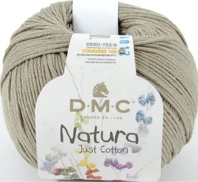 Productafbeelding van DMC Natura Just Baumwolle – mat, zacht garen gemaakt van 100% gekamde katoen, kleur 302 (kleur N78)