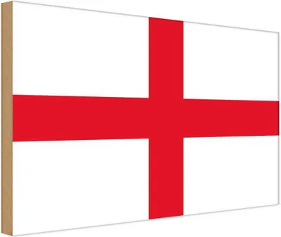 Produktbild von vianmo Holzschild 20x30 cm Englands England Flagge Fahne Wappen