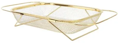 Produktbild von Famanu Küchensieb 45 cm - Mandelsieb mit ausziehbaren Handgriffen - Gemüse- und Obstsiebe