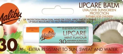 Produktbild von Malibu Lip Care Lip Balm SPF30 4g - Mint