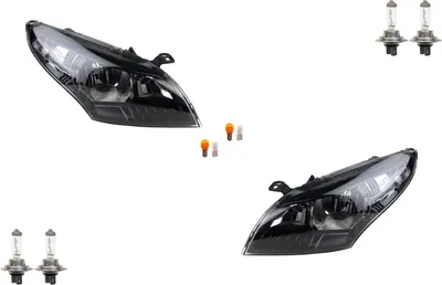 Produktbild von Scheinwerfer passend für Renault Megane III 12-13 Leuchtmittel Set Li Re 260609396R 260102212R Johns