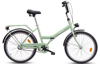 Produktbild von Dallas Bike Klapprad - 24 Zoll - Minzgrün und Schwarz - Stahlrahmen M 17" - Shimano Nexus 3-Gang, KI-generiertes Bild