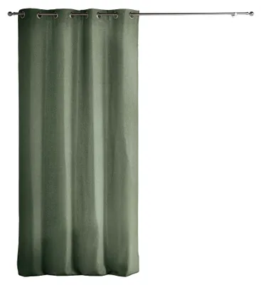 Obrázek produktu pro Záclona na průvlecích CHAMBRAY CHINEA CEDRE, 135 x 240 cm, zatemňující
