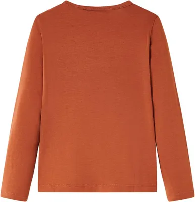 Produktbild von vidaXL Kinder-Langarmshirt Cognac 128