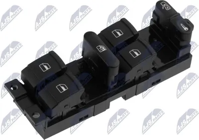 Produktbild von NTY EWS-SE-005 Fensterheberschalter für VW SHARAN (7M8, 7M9, 7M6) Vorne Links Fensterheber Schalter