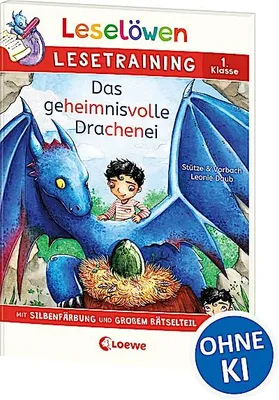 Immagine prodotto di Leselöwen Lesetraining 1. Klasse - Das geheimnisvolle Drachenei