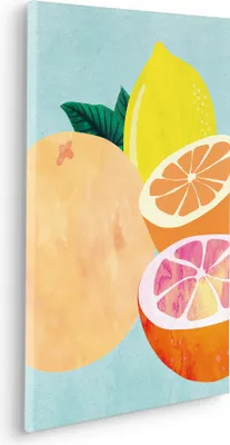 Produktbild von Keilrahmenbild - Mint and Lemonade - Größe 40 x 60 cm