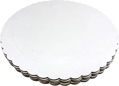 Produktbild von Famanu Tortenunterlagen 10 Stück - 25 cm x 3 mm (weiß)