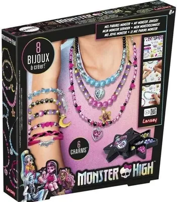 Zdjęcie produktu dla Gra w tworzenie biżuterii - LANSAY - 20533 - Monster High - Moje zestawy potworów