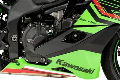 Produktbild von PUIG 21894N Motorschutzhauben Track für Championship  passend fuer KAWASAKI ZX-4R NINJA Schwarz