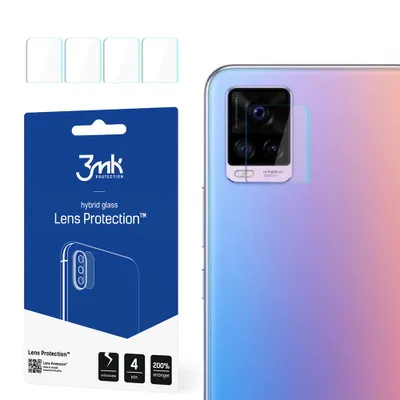 Produktbild von 3mk Hybridglas Lens Protection für Vivo S7T 5G Kamera Objektiv Kameralinse 0,16mm 6H (4 Stück)