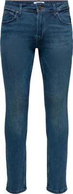 Produktbild von ONLY & SONS Slim Fit Jeans Basic Denim Hose ONSLOOM Stretch Tapered Trousers Größe: 28W / 34L
