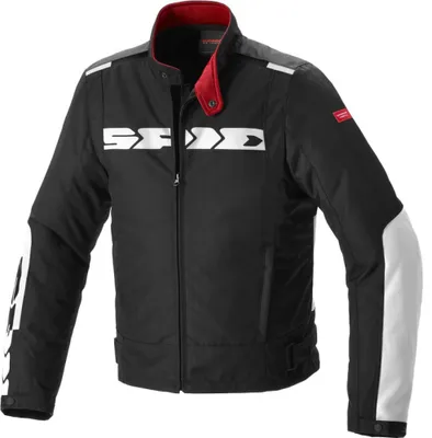 Produktbild von Spidi Solar H2Out Motorrad Textiljacke (Black/White,L)