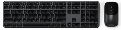 Productafbeelding van Draadloos toetsenbord en muis - Slim Cex3 - Qwerty (us) - Zwart - Bluetooth en 2,4 GHz
