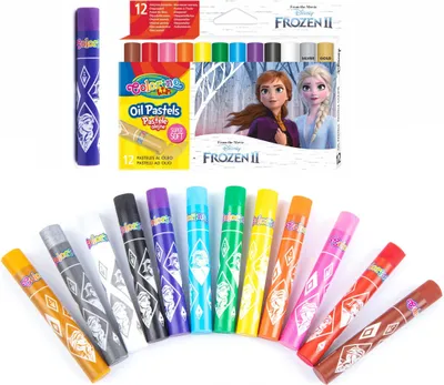 Zdjęcie produktu dla Pastele olejne 12 kolorów Frozen II Colorino