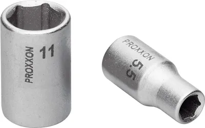 Immagine prodotto di Proxxon 23724 Steckschlüsseleinsatz / Nuss 11mm Antrieb 6,3mm (1/4")