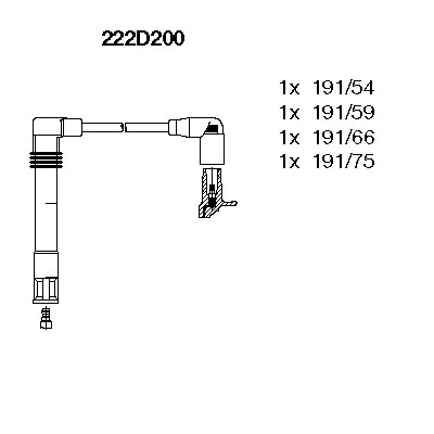 Produktbild von Bremi Zündleitungssatz  222D200