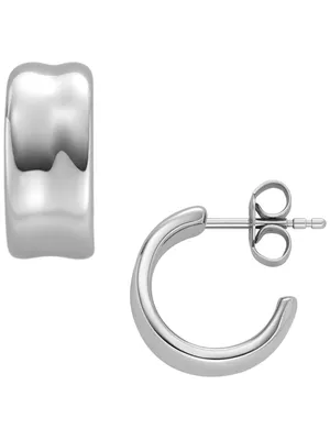 Produktbild von Skagen SKJ1849040 Damen Creolen ANJA PEBBLES Edelstahl Silber