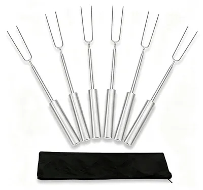Produktbild von Set aus 6 Ausziehbaren Grillspießen aus Edelstahl
