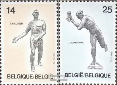 Produktbild von Briefmarken Belgien 1991 Mi 2452-2453 (kompl.Ausg.) postfrisch Skulpturen
