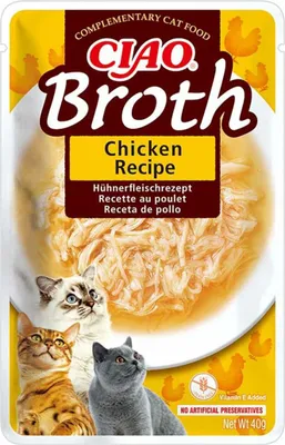 Produktbild von INABA Ciao Broth Chicken - Katze behandeln - 40g