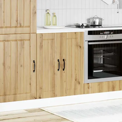 Produktbild von vidaXL Podstawa pod zlewozmywak Lucca Artisan z drewna dębowego
