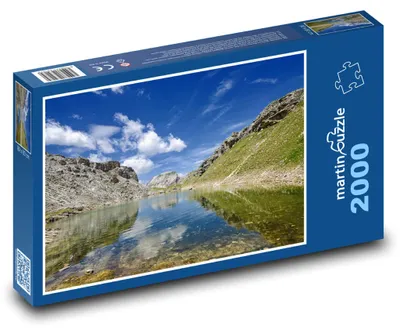 Zdjęcie produktu dla Puzzle 2000 Jezioro w Alpach - martinpuzzle