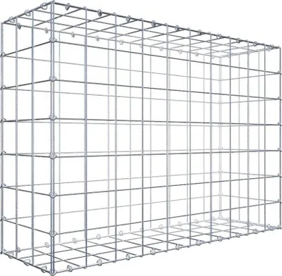 Produktbild von Gabione 100 cm x 70 cm x 30 cm (L x H x T), Maschenweite 10 cm x 10 cm, C-Ring
