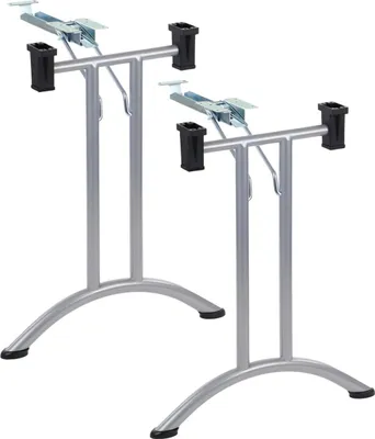 Produktbild von Klappgestell für Tisch, Schreibtisch SC-922, für Büro, Hotel, Restaurant, Breite 59 cm, Höhe 72,5 cm, Grau