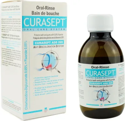 Produktbild von Curasept ADS DNA 205 Mundspülung zum Schutz der Zähne, 200 ml
