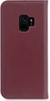Produktbild von Samsung Galaxy S9 Card holder Red Book type case for Galaxy S9 Magnetic closure