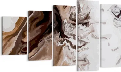 Produktbild von Bild auf Leinwand - Leinwandbild - Abstraktion modern - 100x60cm - Wand Bild - Wanddeko - Leinwanddruck - Bilder - Kunstdruck - Wanddekoration - Leinwand bilder - Wandkunst - EG100x60-4073