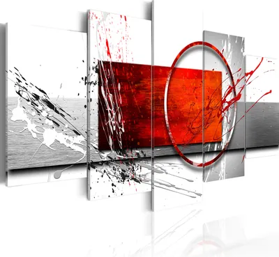 Produktbild von Leinwandbilder 200x100 cm a-A-0012-b-n Vlies Leinwandbild 5 tlg Kunstdruck modern Wandbilder XXL Wanddekoration Design Wand Bild ABSTRAKT