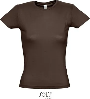 Immagine prodotto di SOLs 11386 | Maglietta da donna Miss - Colore: Chocolate - Taglia: S