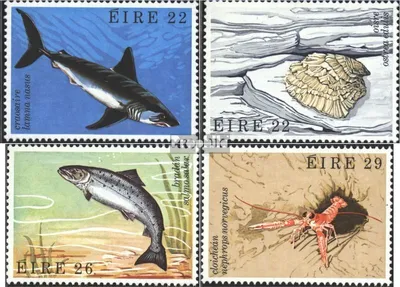 Produktbild von Briefmarken Irland 1982 Mi 472-475 (kompl.Ausg.) postfrisch Meerestiere