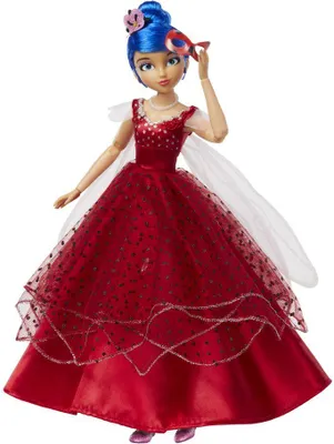 Produktbild von Miraculous Film Set Puppe Marienkäfer im Ballkleid + Ballmaske 28 cm