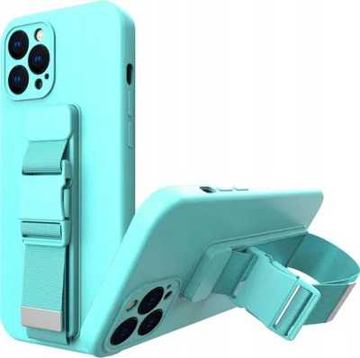 Obrázok produktu pre Puzdro s lanom Puzdro so šnúrkou pre Iphone 12 Light Blue