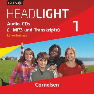 Produktbild von English G Headlight - Allgemeine Ausgabe - Band 1: 5. Schuljahr, Audio-CDs (Vollfassung) - Audio-Dateien auch als MP3
