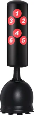 Produktbild von Boxsack Stehend 165cm Erwachsene Freistehender Heavy Duty Standboxsack mit Saugnapf-Basis Boxpartner Boxing Trainer Geeignet für Profis und Anfänger Schwarz