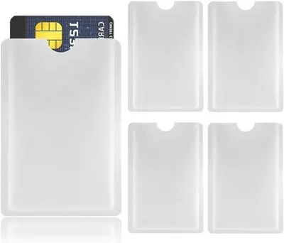 Productafbeelding van Famanu RFID-beschermhoesje voor kaarten met NFC-blokkering - Minimalistisch ontwerp