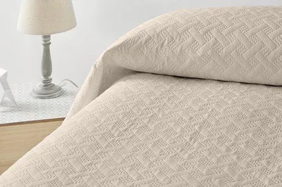 Produktbild von Famanu Sprei 200 x 260 cm - Beige, leicht und weich