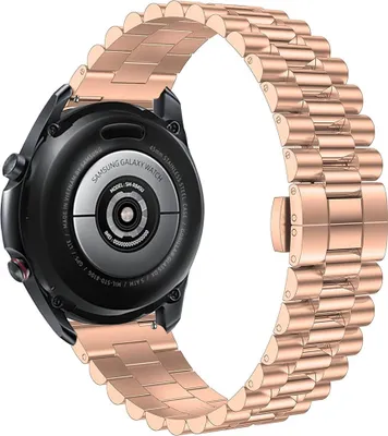 Produktbild von Strap-it Xiaomi Amazfit GTR Presidential Stahlarmband (Roségold)