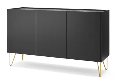 Produktbild von AX LIVING Kommode Schwarz Acalia K144 144 cm Modern und Funktional